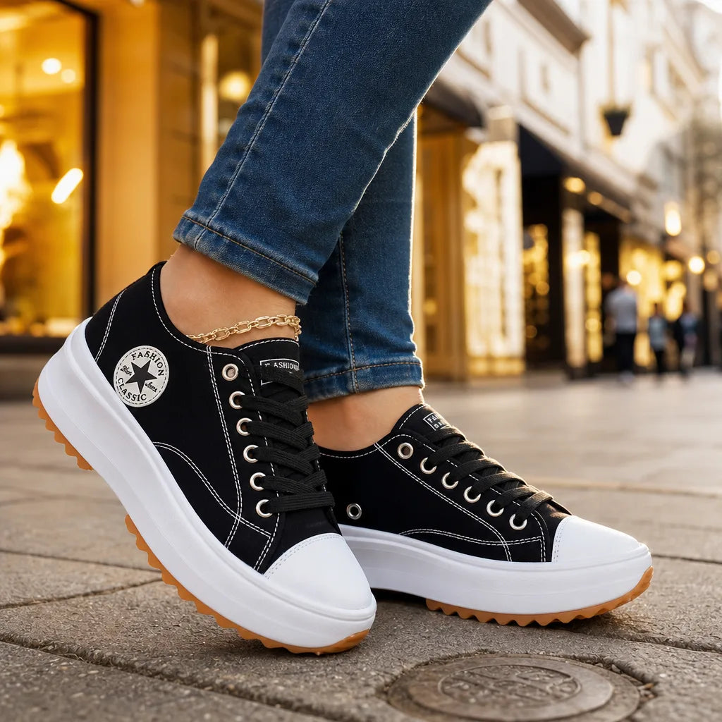 Women's Black Noelle | Women's Orthopedic Sneakers (Copy)