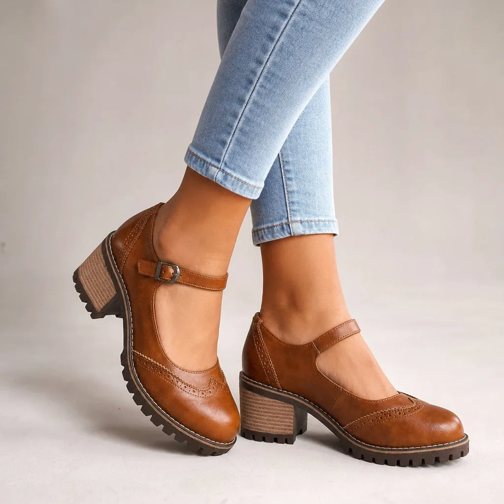 Women's Brown Carolina | Women's Orthopedic Mary Jane Shoes (Copy)