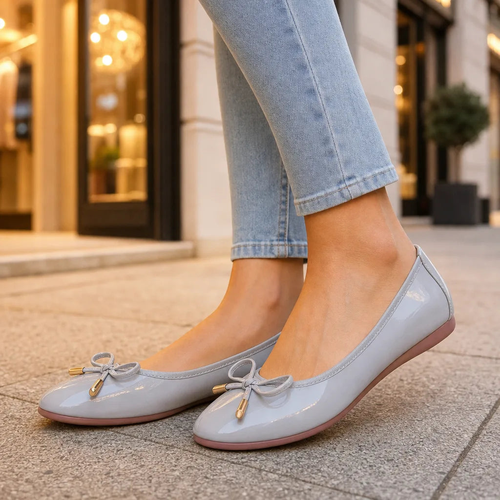 Women's Gray Daphne Ballet Flats (Copy)