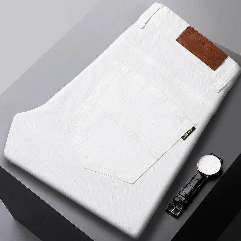Nathaniel Tailored Jeans - Color:White;Size:28