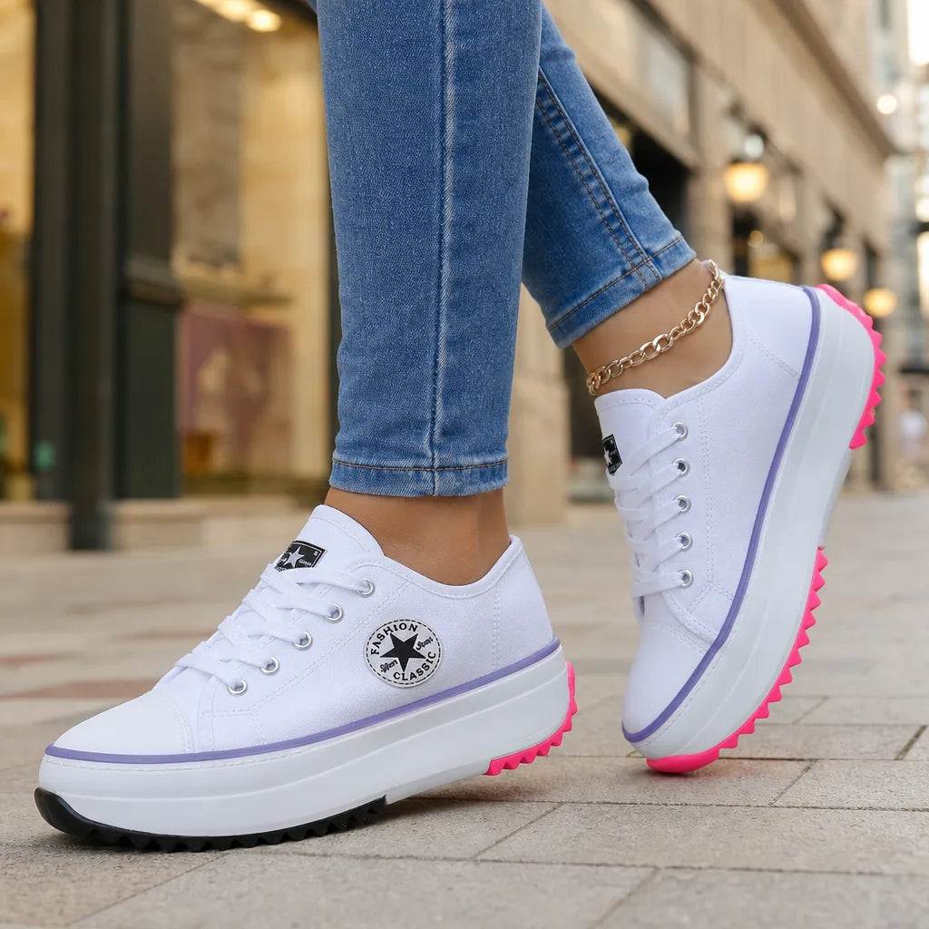 Women's White Noelle | Women's Orthopedic Sneakers (Copy)
