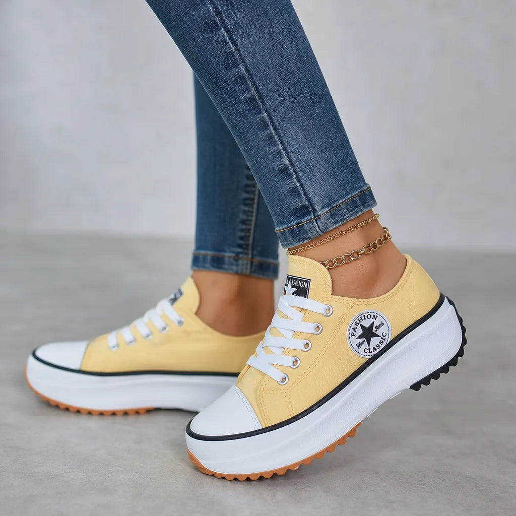 Women's Yellow Noelle | Women's Orthopedic Sneakers (Copy)