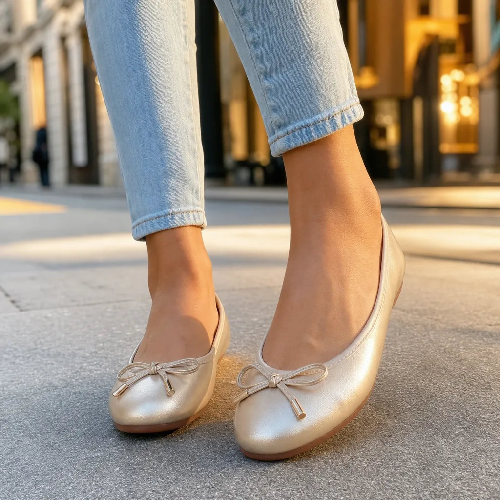 Women's Gold Daphne Ballet Flats (Copy)